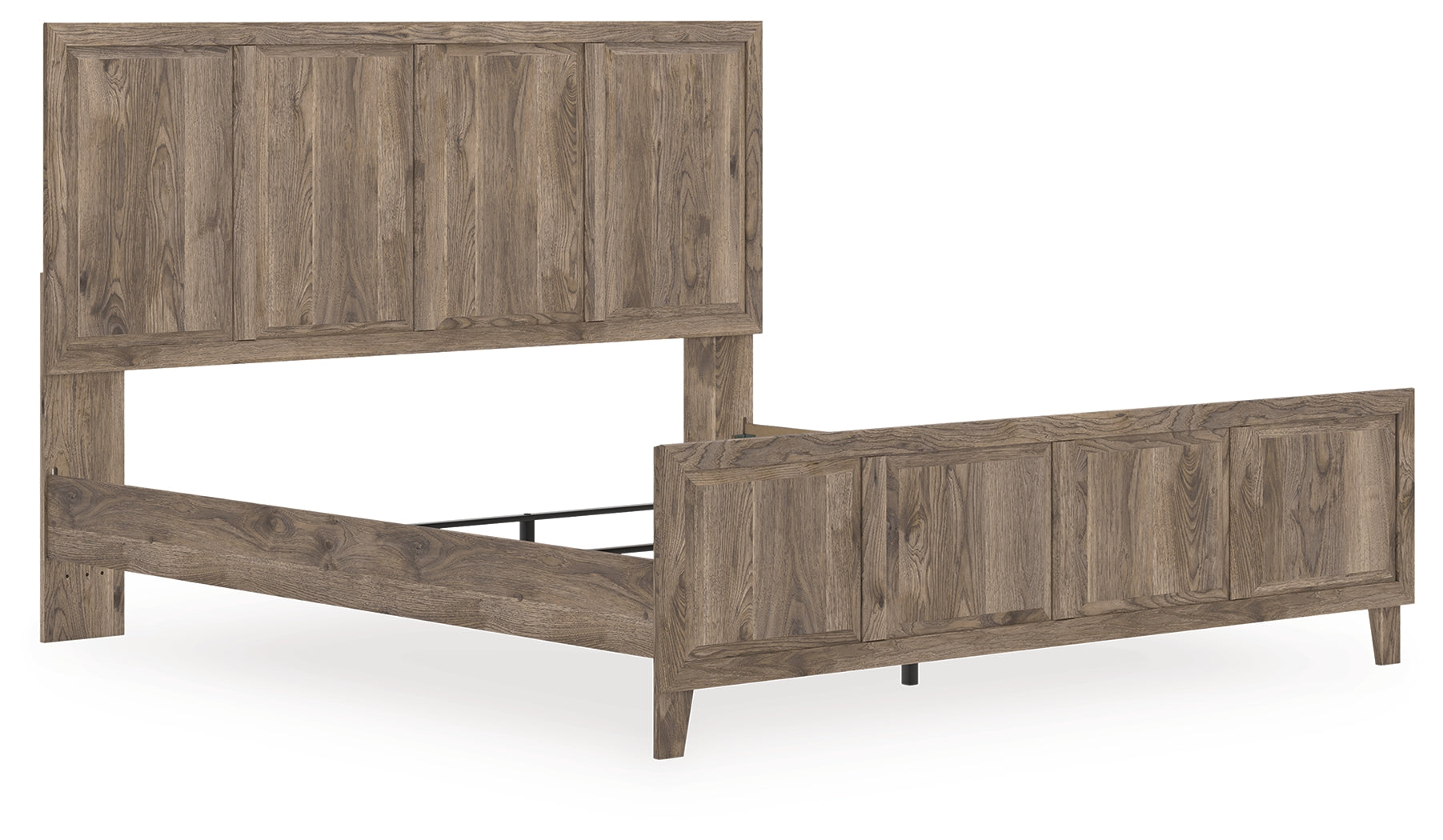 Leasing Furniture - Ashley Furniture - Rusticott Bedroom - King Panel Bed / Brown - PCB2260B6