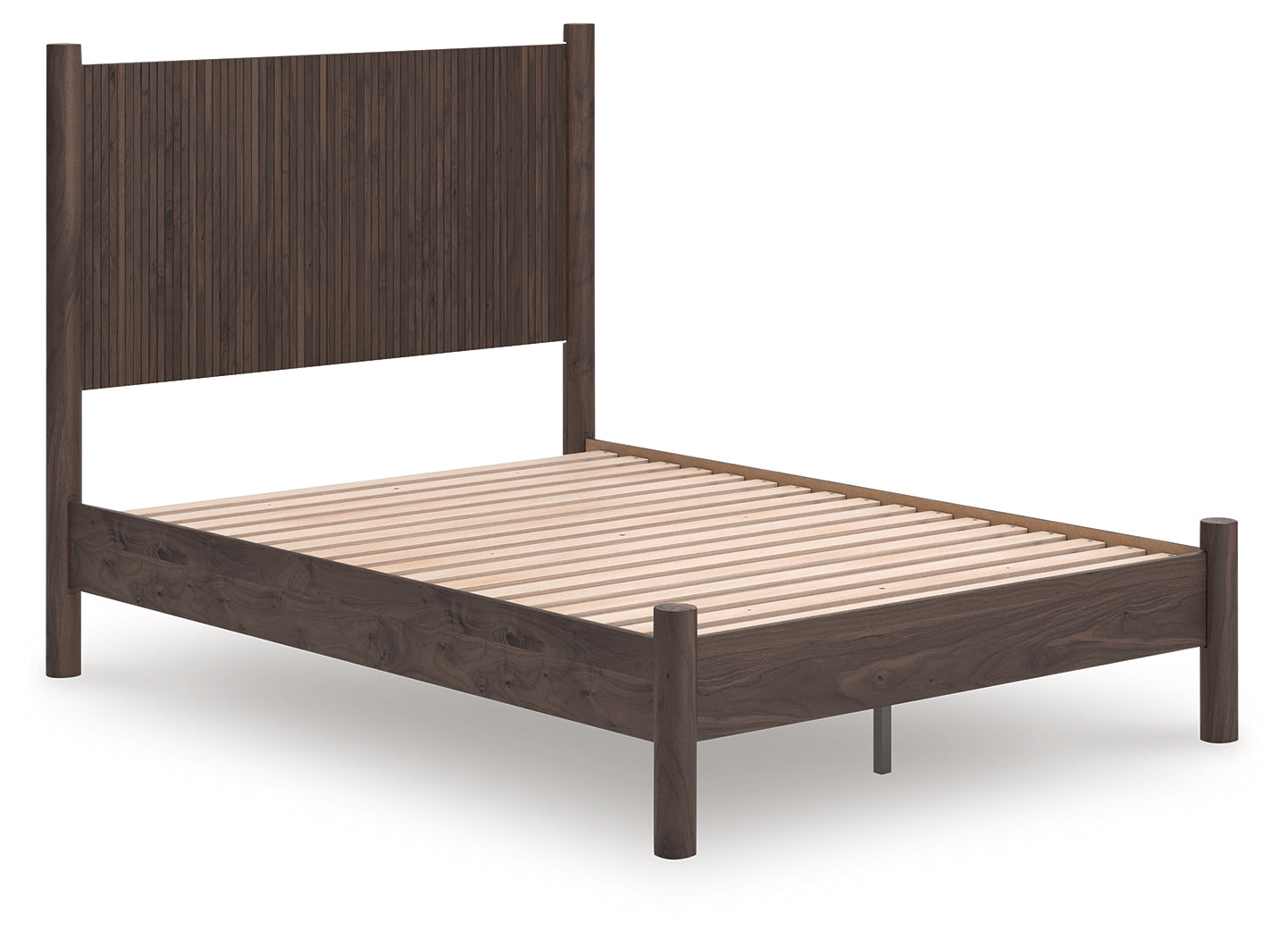 Leasing Furniture - Ashley Furniture - Pamytta Bedroom - Full Panel Platform Bed / Brown - PCB2614B4