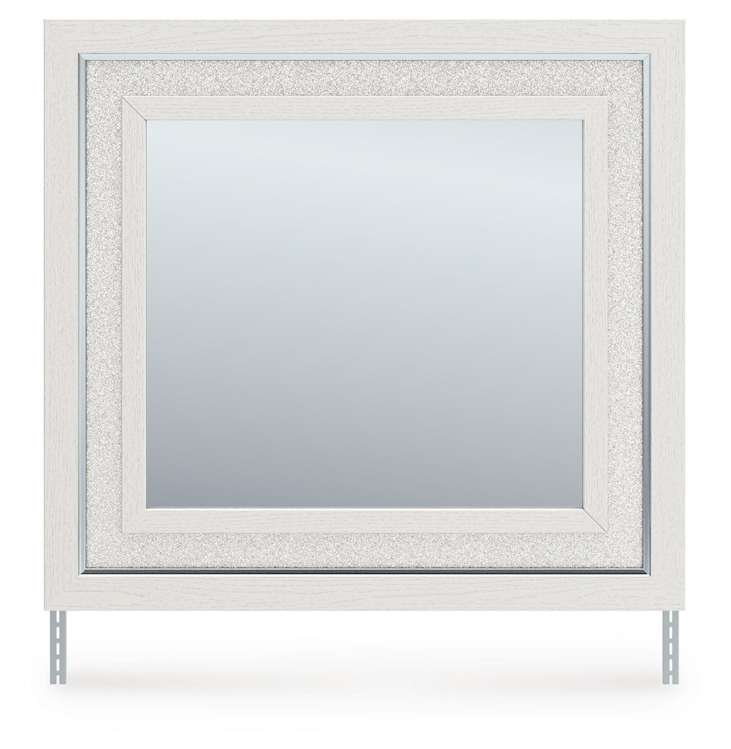 Leasing Furniture - Ashley Furniture - Zuraleus Bedroom - Bedroom Mirror / White - PCB3381-36