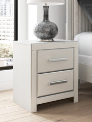 Leasing Furniture - Ashley Furniture - Zuraleus Bedroom - King Upholstered Bed / White - PCB3381B13