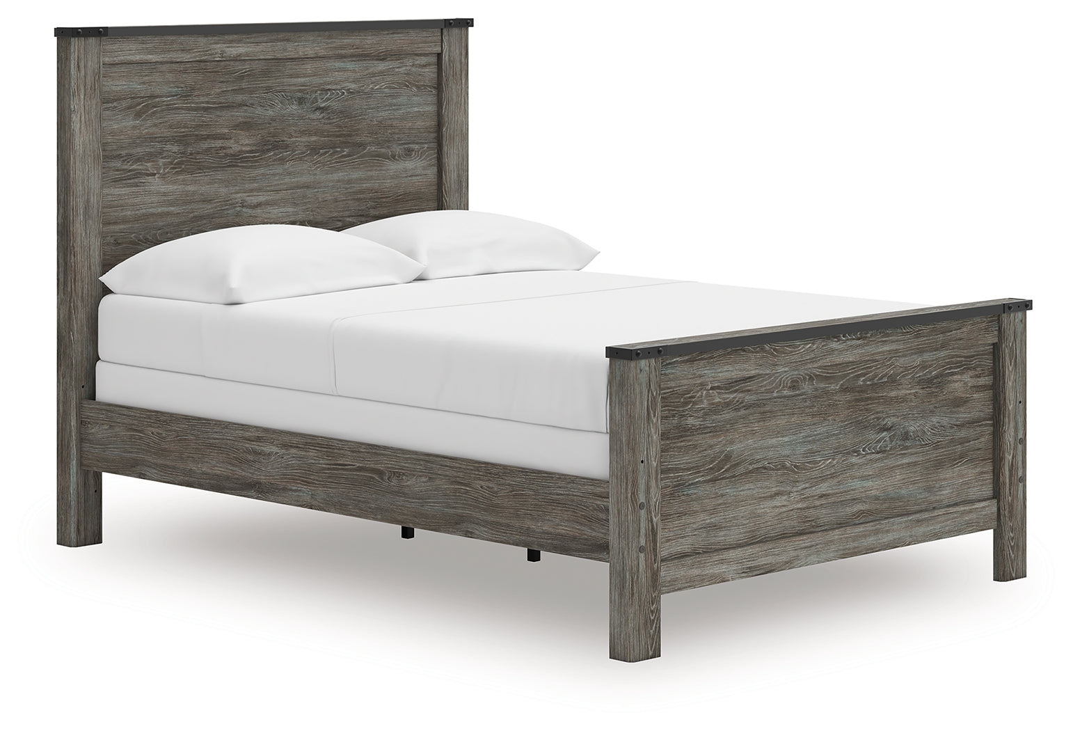 Leasing Furniture - Ashley Furniture - Frandern Bedroom - Full Panel Bed / Black/Gray - B4480B19