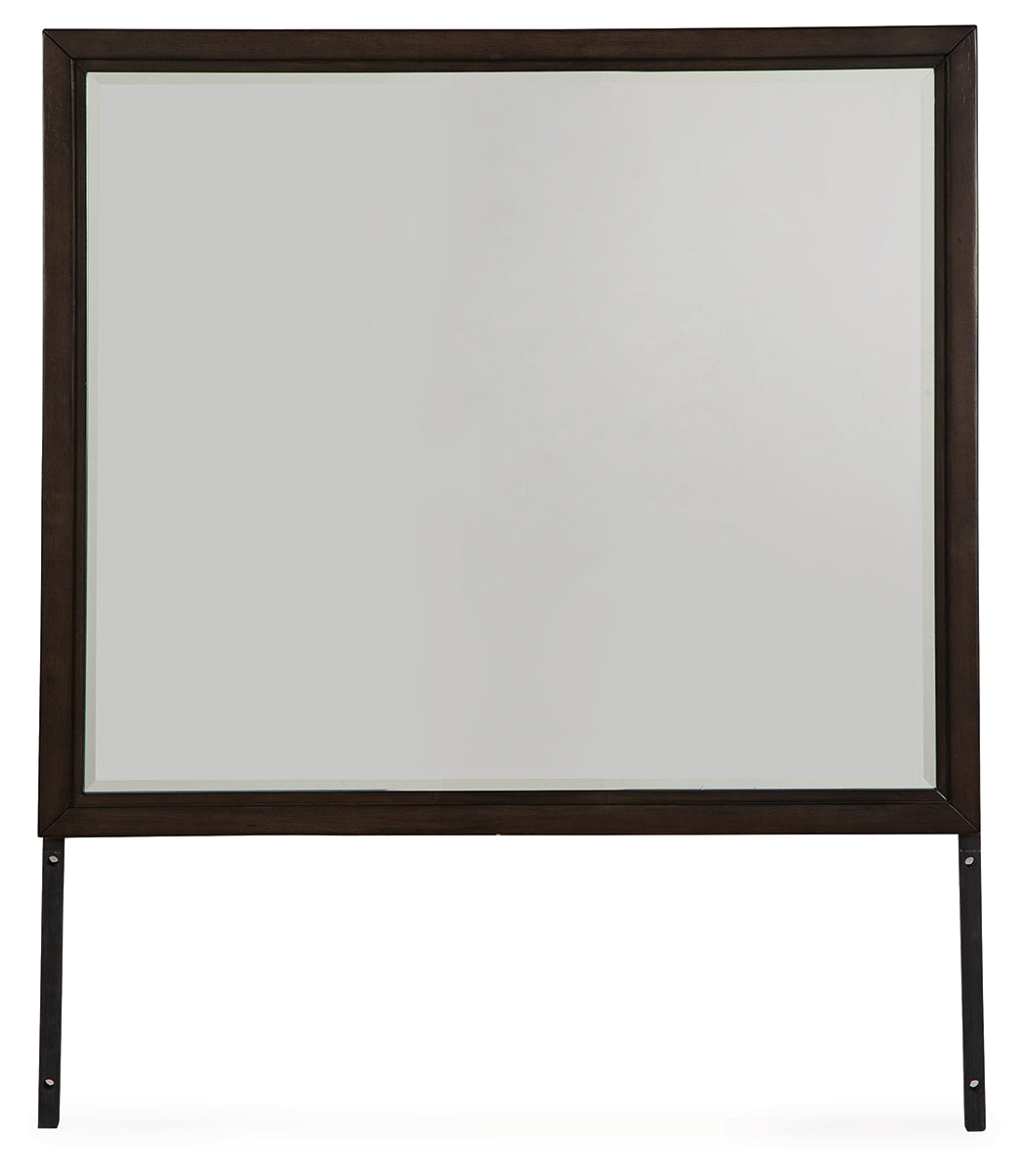 Leasing Furniture - Ashley Furniture - Neymorton Bedroom - Bedroom Mirror / Dark Grayish Brown - B618-36
