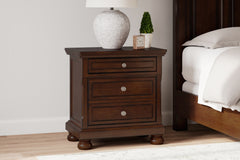 Leasing Furniture - Ashley Furniture - Porter Bedroom - Queen Sleigh Bed / Rustic Brown - B697B48