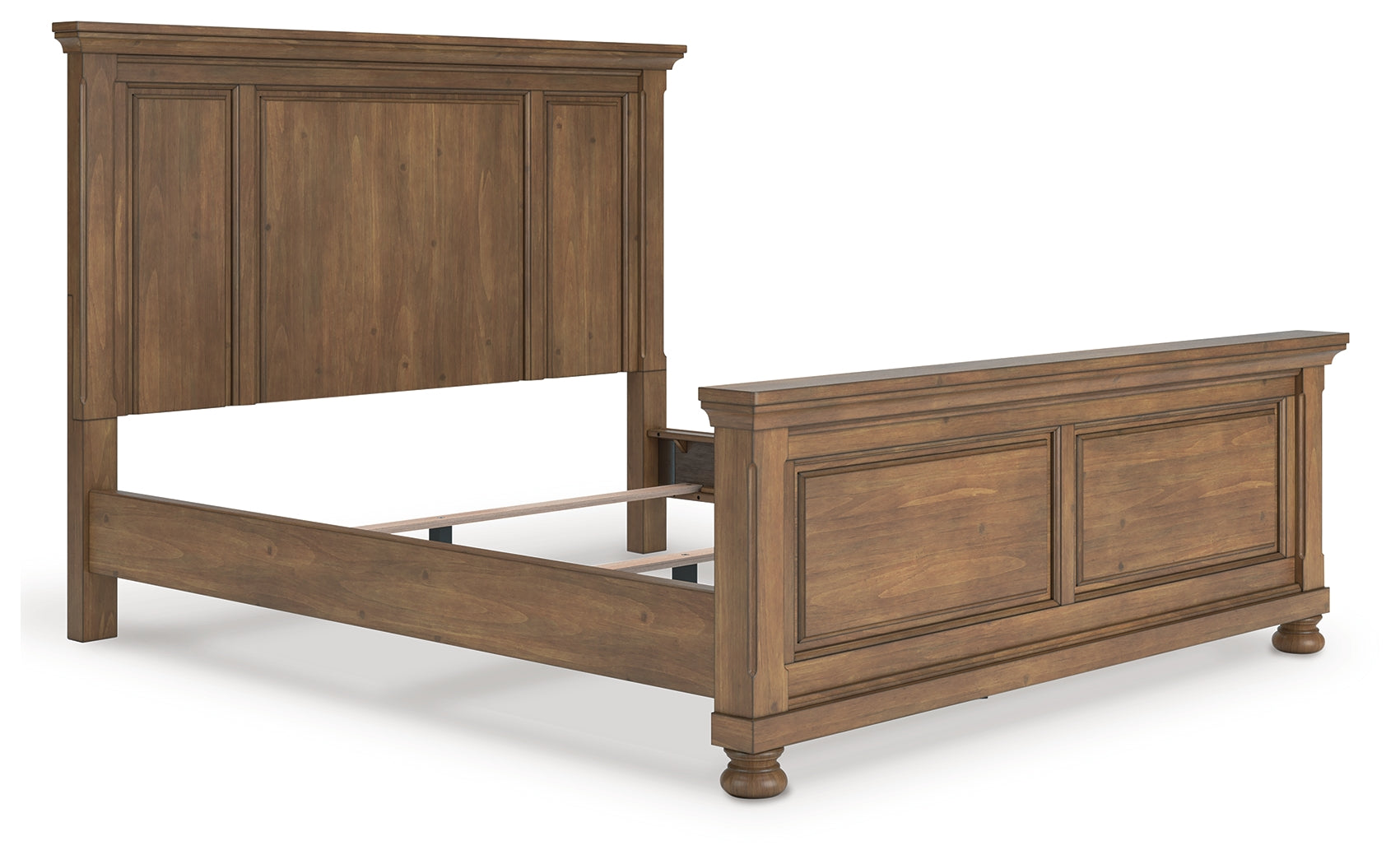 Leasing Furniture - Ashley Furniture - Feddinger Bedroom - California King Sleigh Bed / Medium Brown - PCB779B16