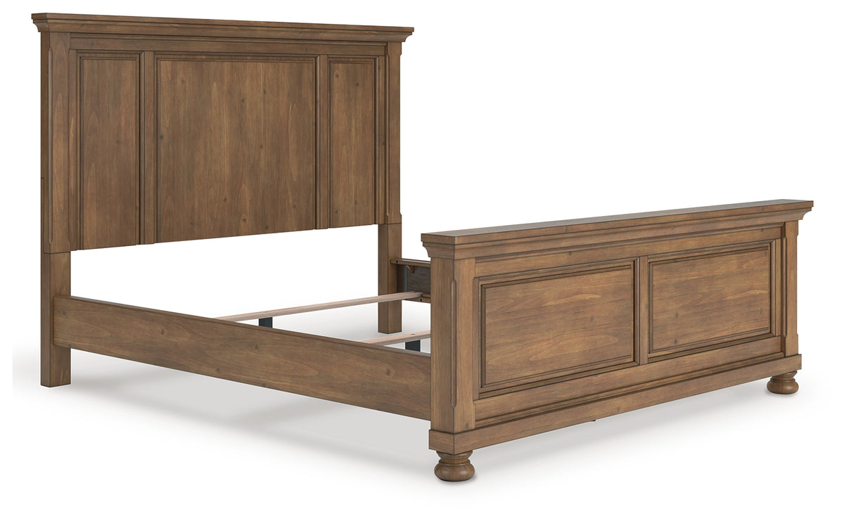 Leasing Furniture - Ashley Furniture - Feddinger Bedroom - California King Sleigh Bed / Medium Brown - PCB779B16