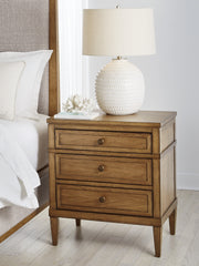Leasing Furniture - Ashley Furniture - Sharlance Bedroom - King Upholstered Panel Bed / Light Brown - B895B6