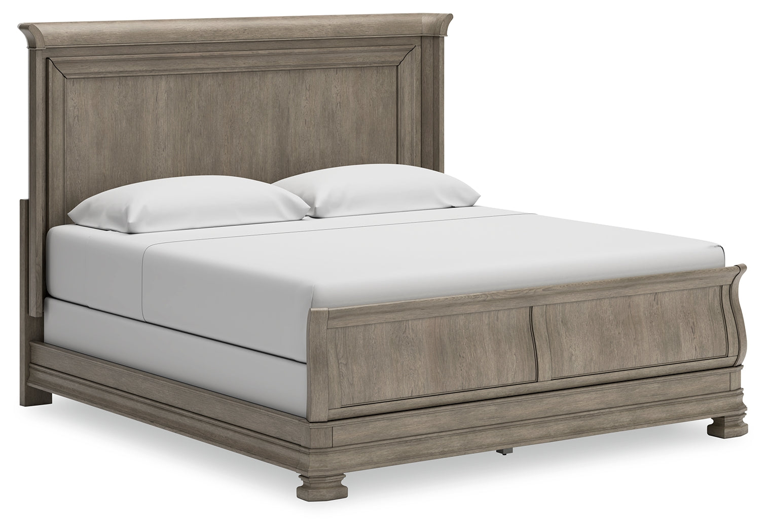 Leasing Furniture - Ashley Furniture - Lexorne Bedroom - California King Sleigh Bed / Gray - B924B5