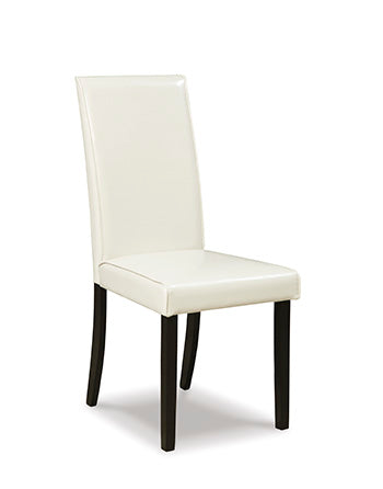 Leasing Furniture - Ashley Furniture - Kimonte Dining Room - Dining Chair (Set of 2) / Ivory - D250-01X2