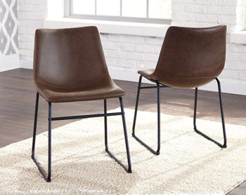 Leasing Furniture - Ashley Furniture - Centiar Dining Room - Dining Chair (Set of 2) / Brown/Black - D372-01X2