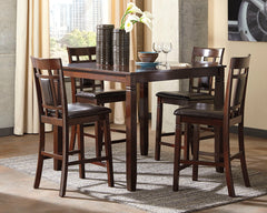 Leasing Furniture - Ashley Furniture - Bennox Dining Room - Dining Room Table Set (6/CN) / Brown - D384-325