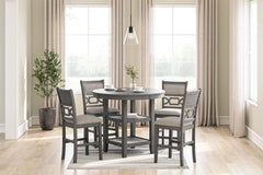 Leasing Furniture - Ashley Furniture - Wrenning Dining Room - Dining Room Table Set (6/CN) / Gray - D425-325