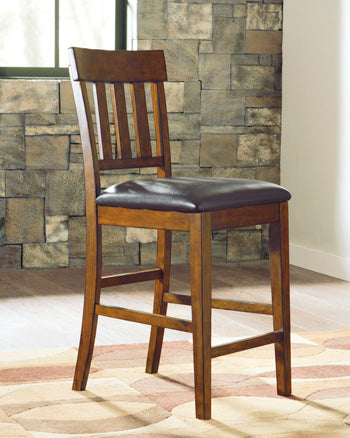 Leasing Furniture - Ashley Furniture - Ralene Dining Room - Counter Height Bar Stool (Set of 2) / Medium Brown - D594-124X2