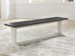 Leasing Furniture - Ashley Furniture - Darborn Dining Room - Dining Table / Gray/Brown / 40"W x 78"D x 30"H - D796D3