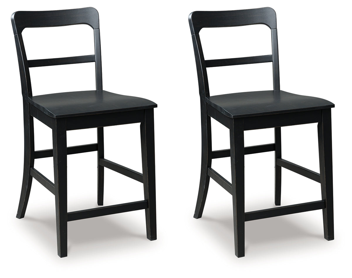 Leasing Furniture - Ashley Furniture - Greddinton Counter Height Barstool (Set of 2) - Counter Height Barstool (Set of 2) / Multi - PCD824-124X2