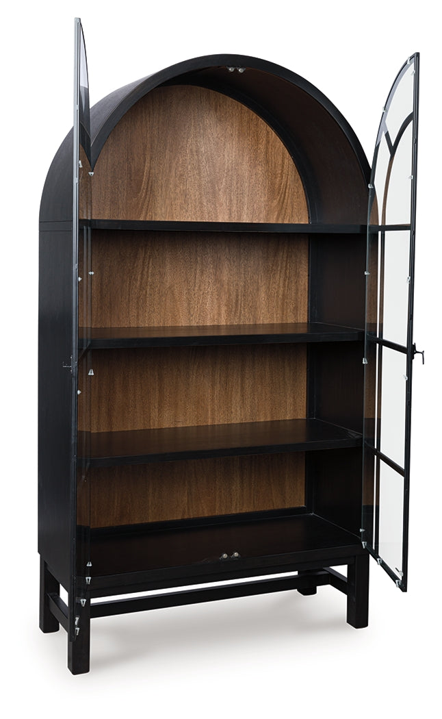 Leasing Furniture - Ashley Furniture - Greddinton Display Cabinet - Display Cabinet / Black/Brown - PCD824-376