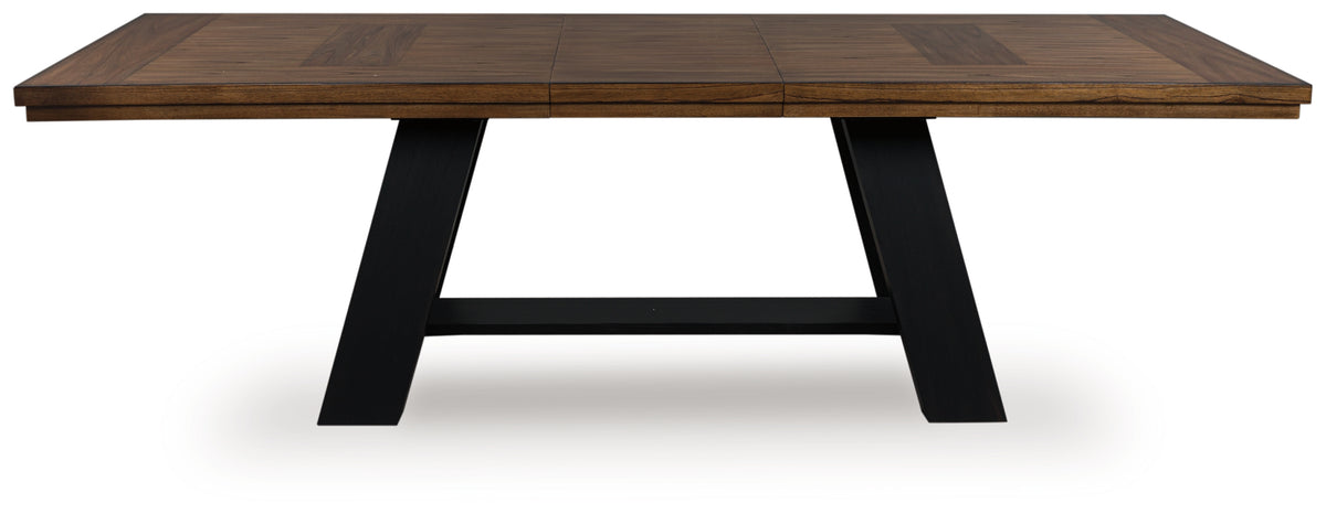 Leasing Furniture - Ashley Furniture - Greddinton Dining Extension Table - Dining Extension Table / Brown/Black - PCD824D11