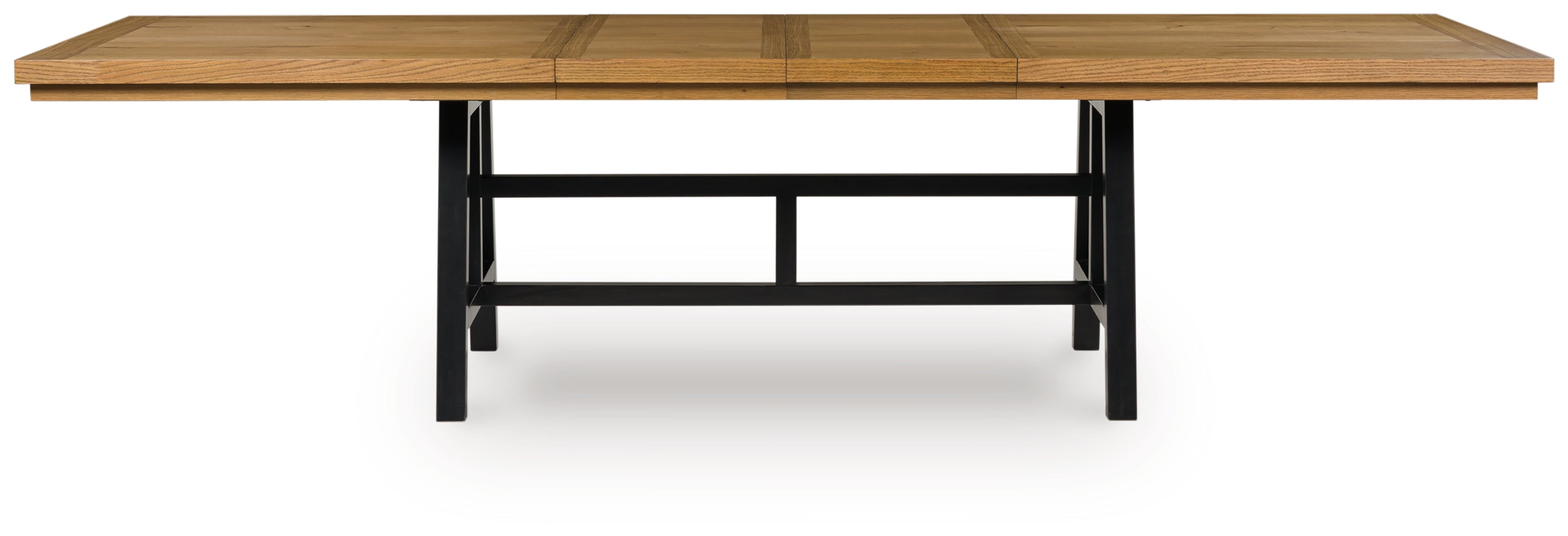 Leasing Furniture - Ashley Furniture - Galliden Dining Room - RECT Dining Room EXT Table / Black/Brown - D841-55
