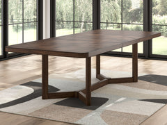 Leasing Furniture - Ashley Furniture - Dilenno Dining Extension Table - RECT Dining Room EXT Table / Dark Brown - PCD857-35