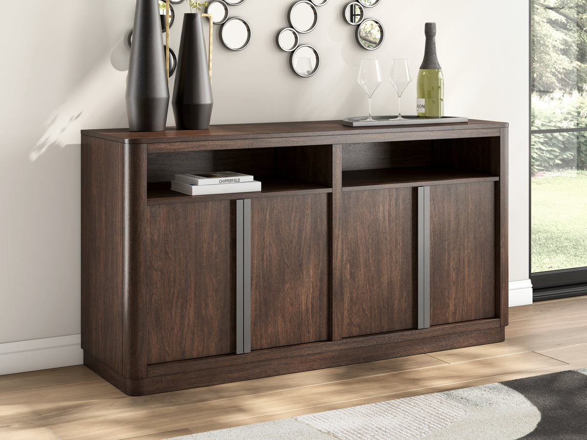 Leasing Furniture - Ashley Furniture - Dilenno Dining Server - Dining Room Server / Dark Brown - PCD857-60