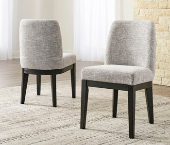 Leasing Furniture - Ashley Furniture - Burkhaus Dining Room - Dining Chair (Set of 2) / Dark Brown - D984-01X2
