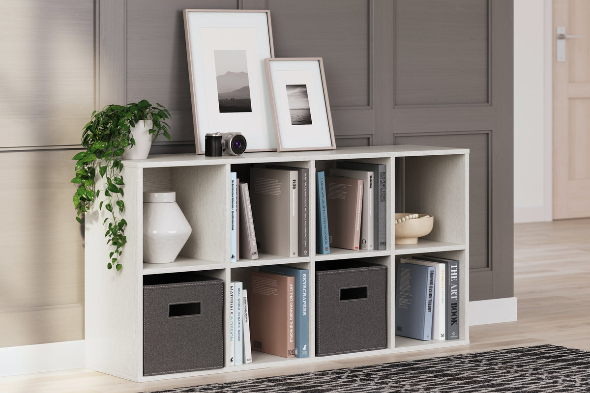 Leasing Furniture - Ashley Furniture - Aprilyn Eight Cube Organizer - Eight Cube Organizer / White - EA1024-4X2