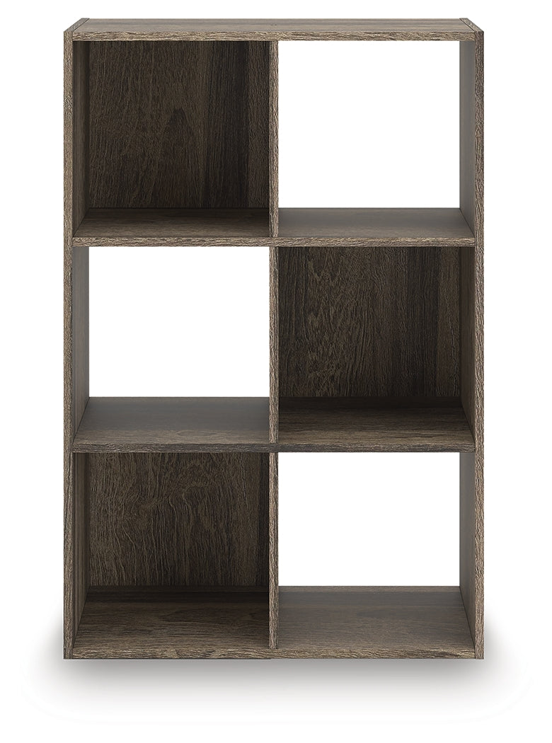 Leasing Furniture - Ashley Furniture - Shallifer Six Cube Organizer - Six Cube Organizer / Brown - EA1104-3X2