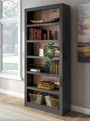 Leasing Furniture - Ashley Furniture - Wildenauer Bookcase - Bookcase / Brown/Black - H664-70