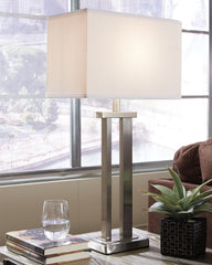 Leasing Furniture - Ashley Furniture - Aniela Lighting - Metal Table Lamp (Set of 2) / Bronze Finish - L204074