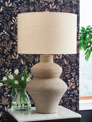 Leasing Furniture - Ashley Furniture - Jossleigh Lighting - Metal Table Lamp (1/CN) / Beige - L207624