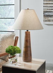Leasing Furniture - Ashley Furniture - Danset Lighting - Table Lamp (Set of 2) / Brown - L329104X2