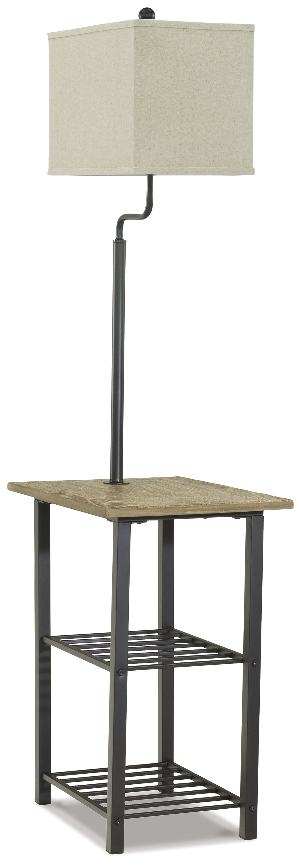 Leasing Furniture - Ashley Furniture - Shianne Lighting - Metal Tray Lamp (1/CN) / Black - L734031