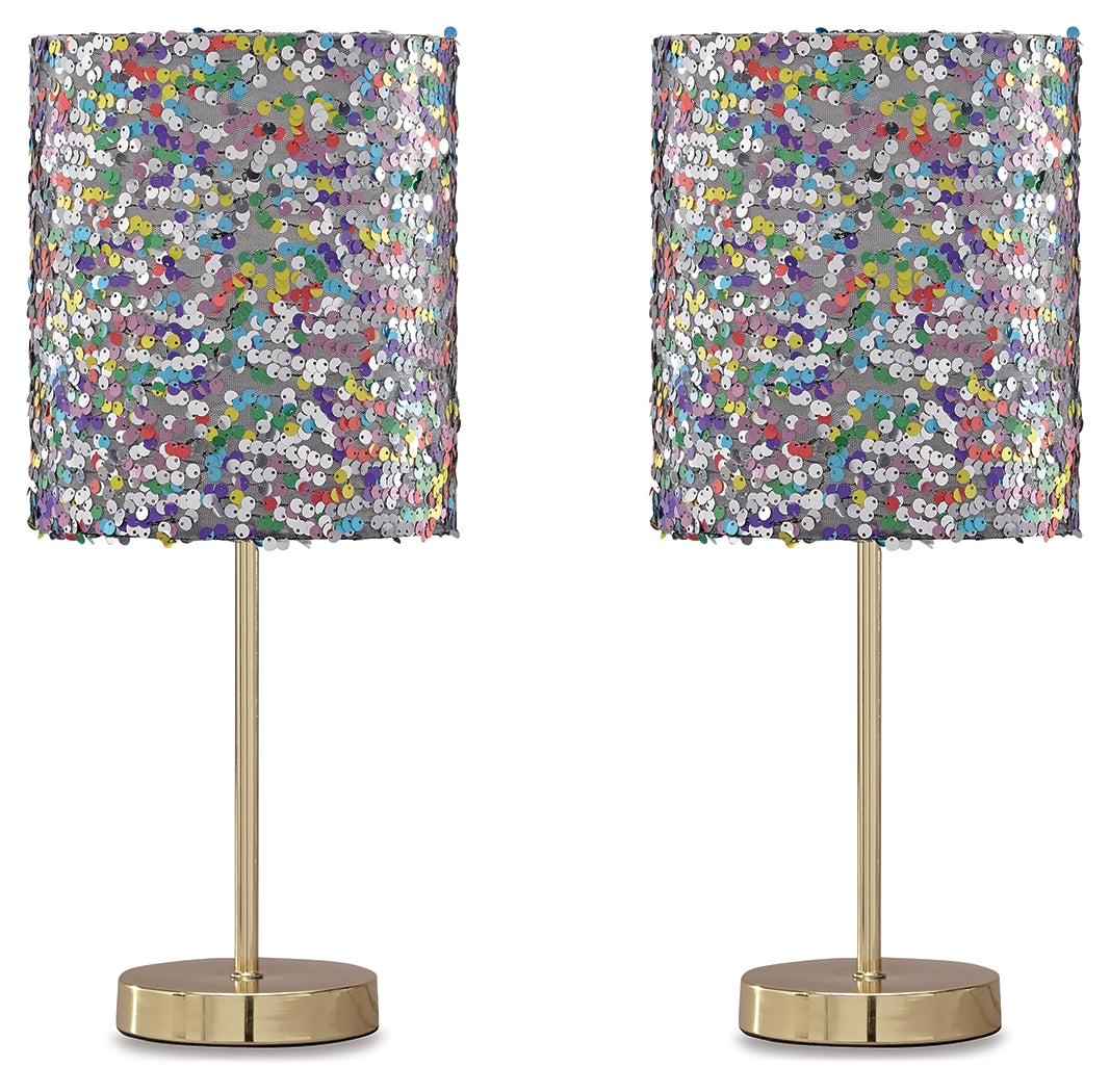 Leasing Furniture - Ashley Furniture - Maddy Lighting - Table Lamp (Set of 2) / Multi - L857724X2