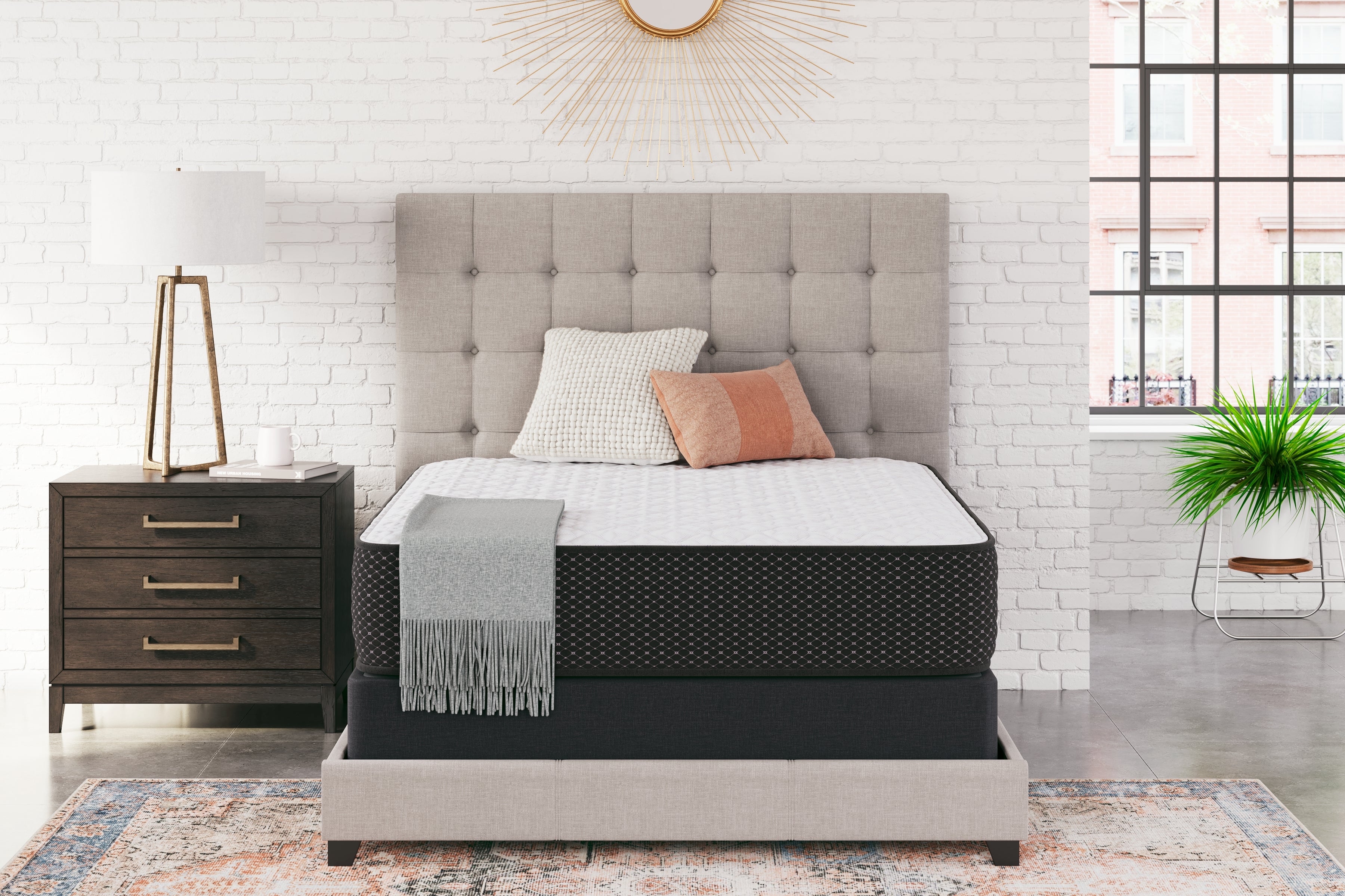 Leasing Furniture - Ashley Furniture - Limited Edition Firm Mattresses - California King / White - M41051
