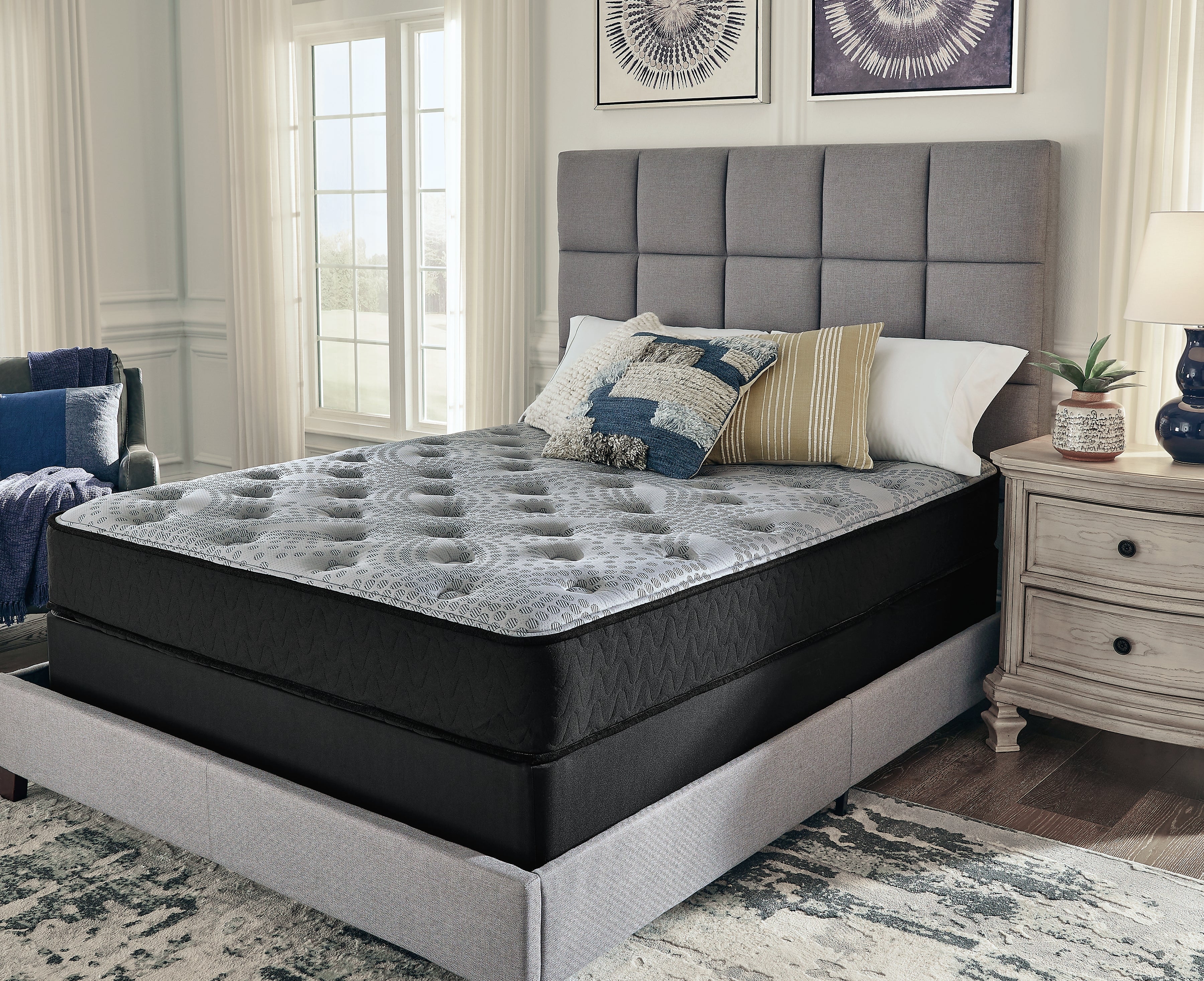 Leasing Furniture - Ashley Furniture - Comfort Plus Mattresses - Queen / Gray - M50931