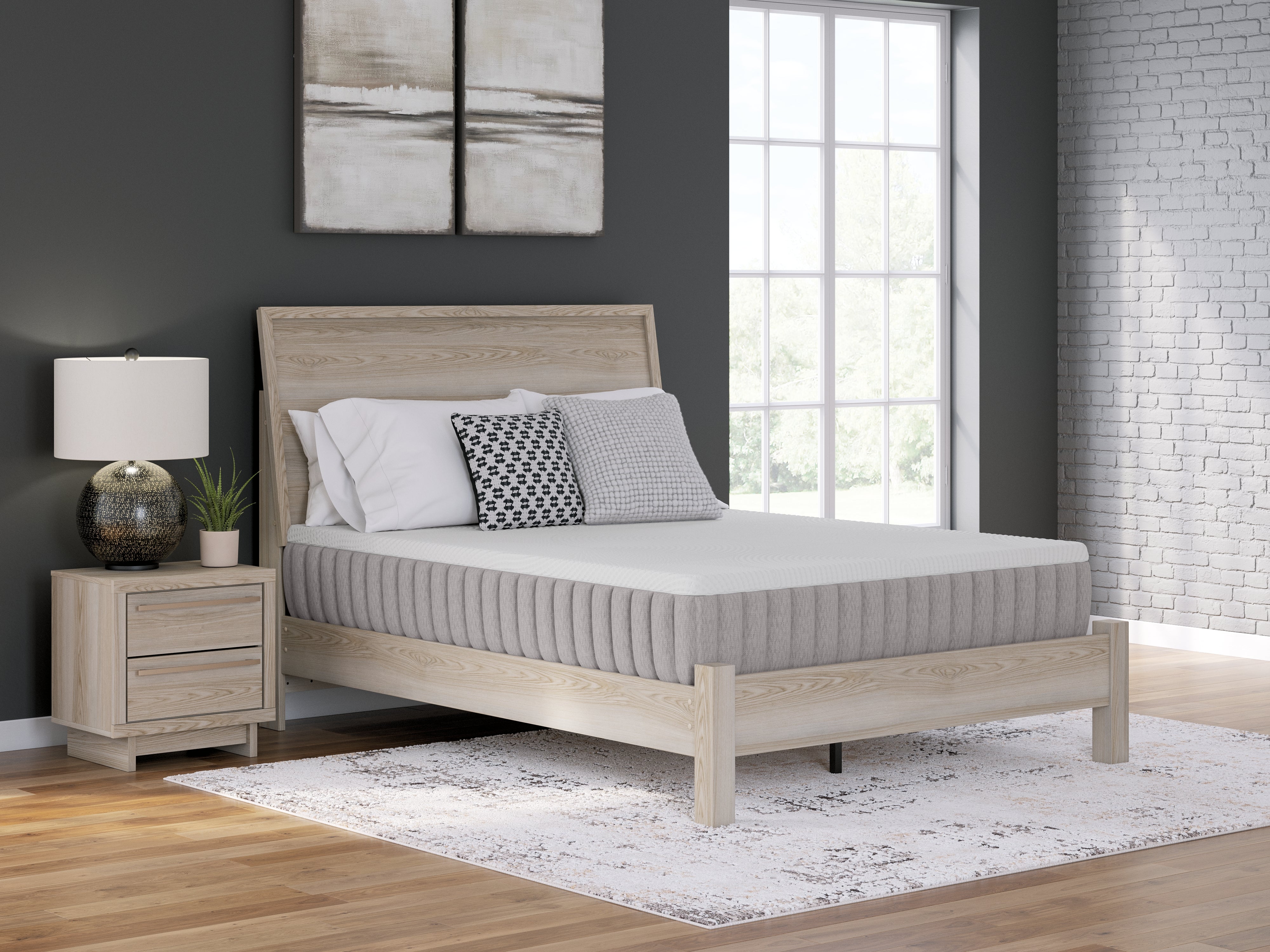 Leasing Furniture - Ashley Furniture - Terra Sleep Medium Mattresses - California King / White - M52351