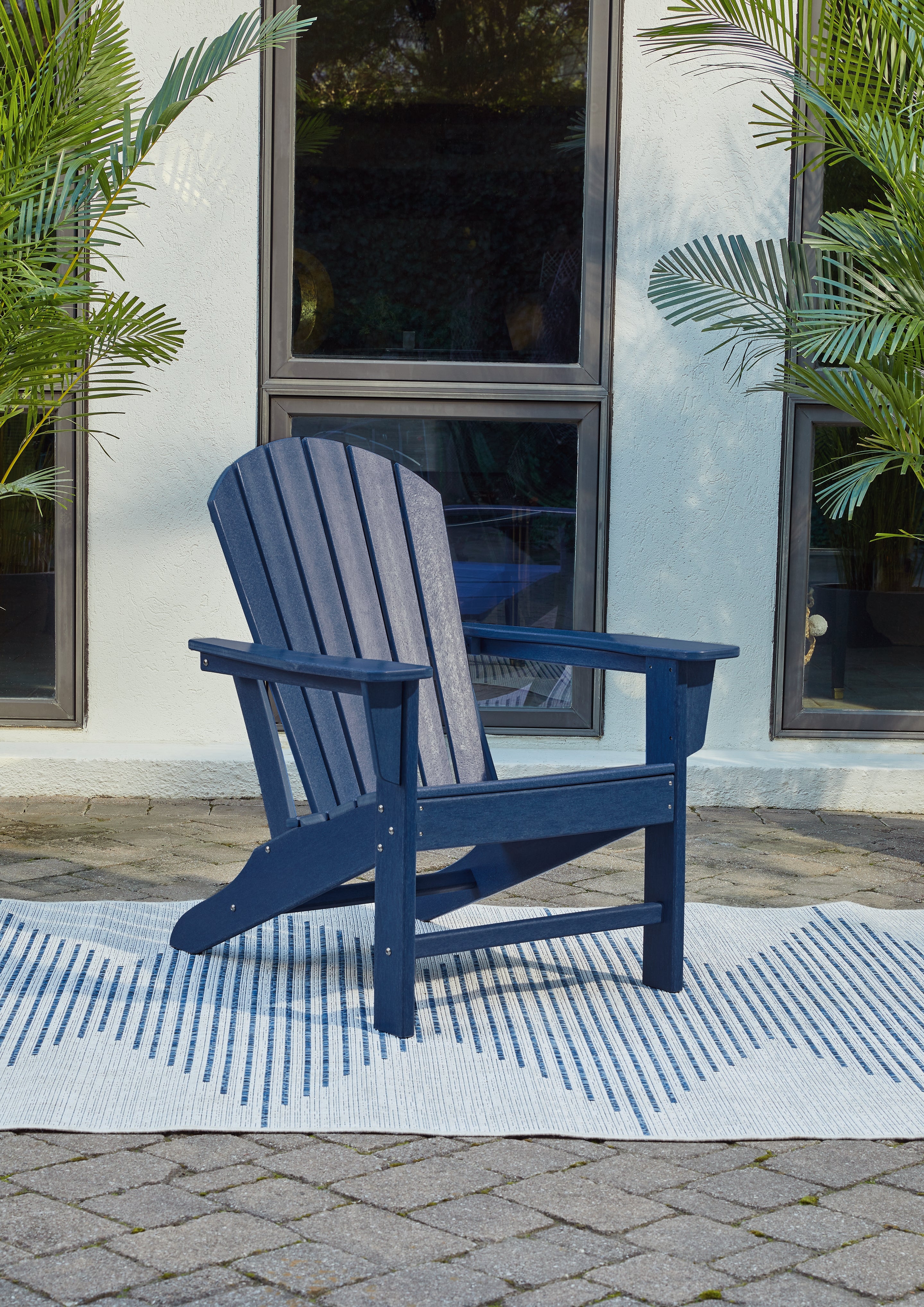 Leasing Furniture - Ashley Furniture - Sundown Treasure Outdoor - Adirondack Chair / Blue - P009-898