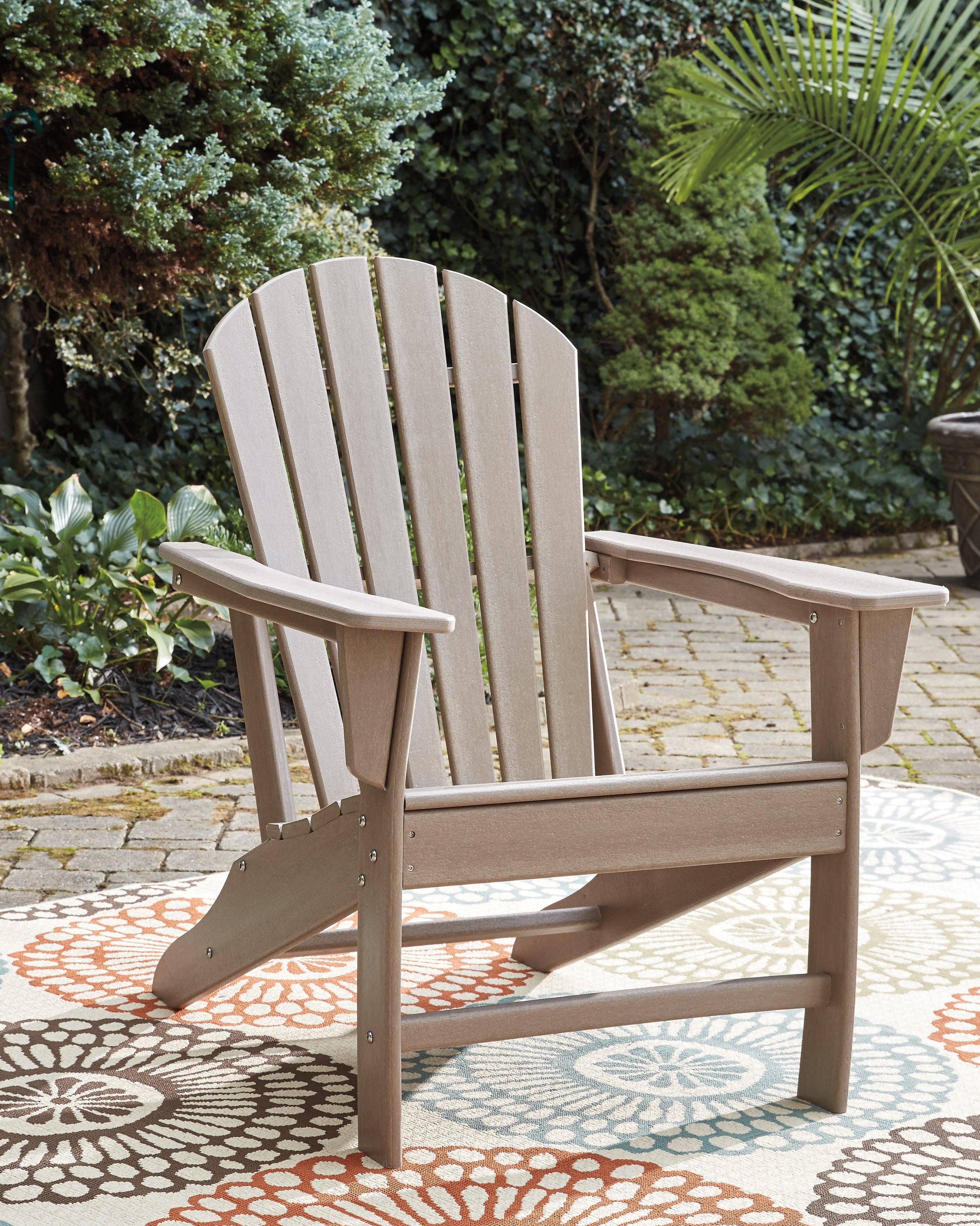 Leasing Furniture - Ashley Furniture - Sundown Treasure Outdoor - Adirondack Chair / Driftwood - P014-898