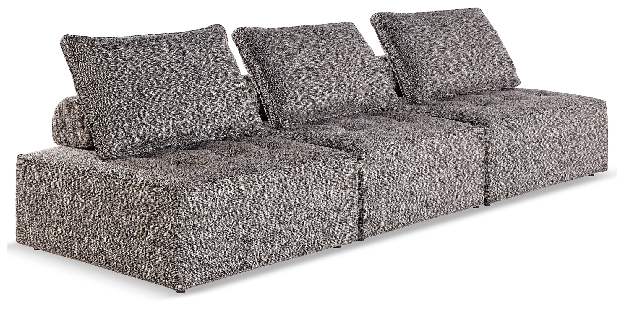 Leasing Furniture - Ashley Furniture - Bree Zee Outdoor - 3-Piece Outdoor Modular Seating / Brown - P160P9