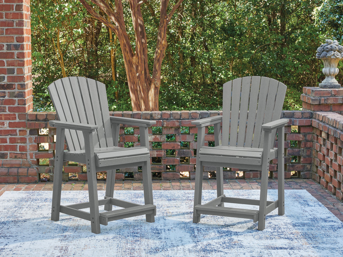 Leasing Furniture - Ashley Furniture - Sanctuary Beach Outdoor - Barstool (Set of 2) - PCP227-124