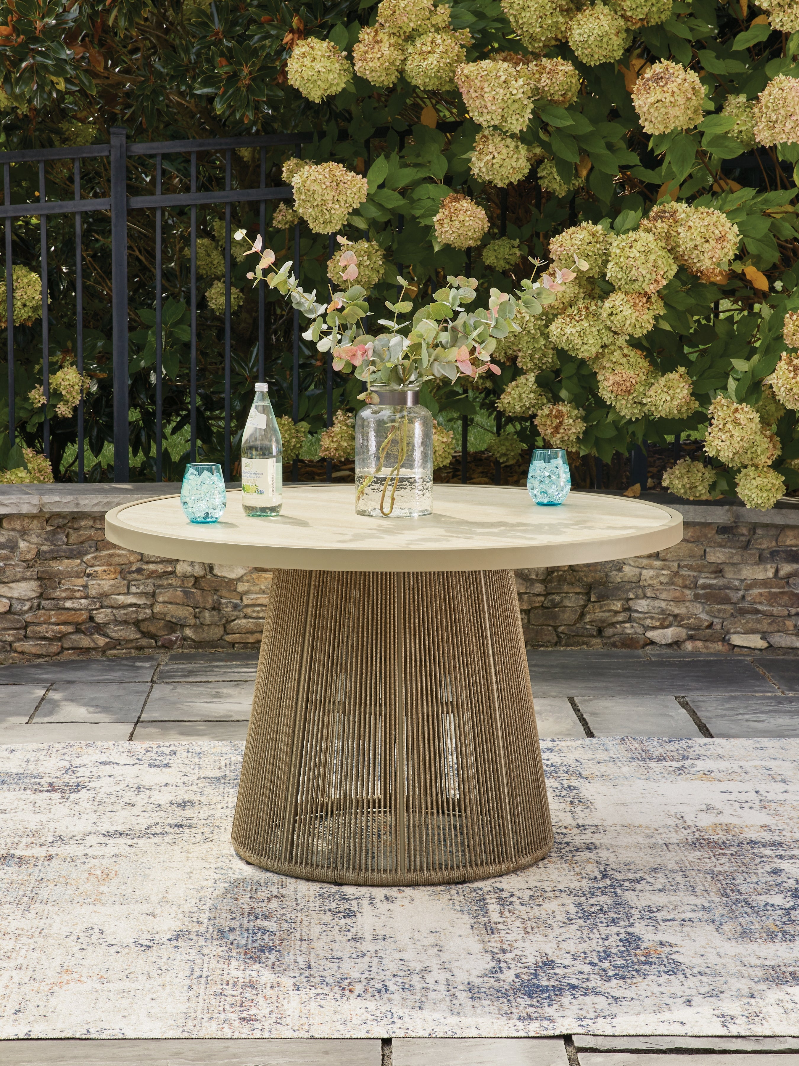 Leasing Furniture - Ashley Furniture - Orchard Beach Outdoor - Outdoor Dining Table - PCP373P2