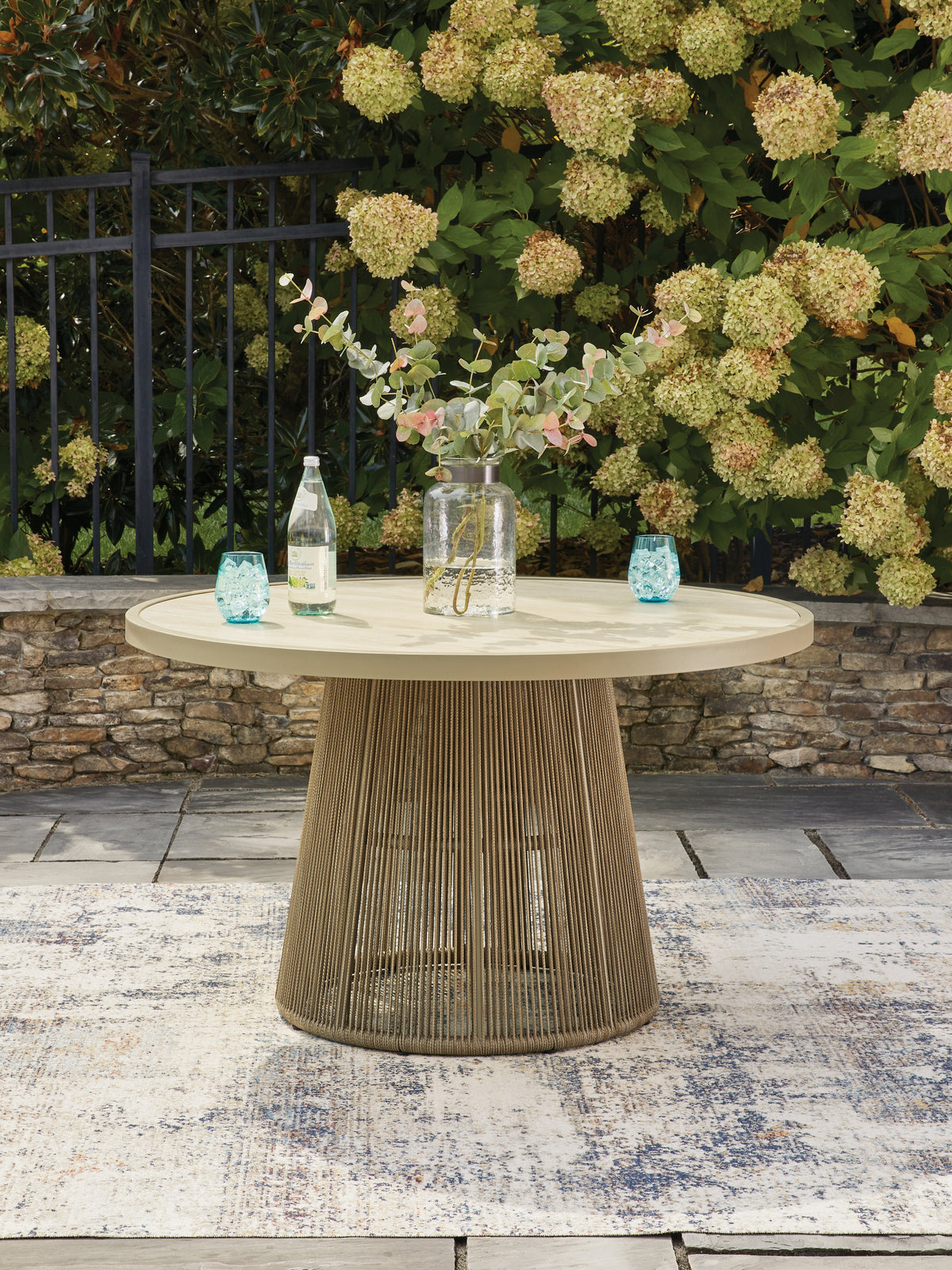 Leasing Furniture - Ashley Furniture - Orchard Beach Outdoor - Outdoor Dining Table - PCP373P2