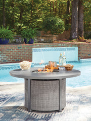 Leasing Furniture - Ashley Furniture - Half Moon Beach Outdoor - Round Fire Pit Table - PCP418-776