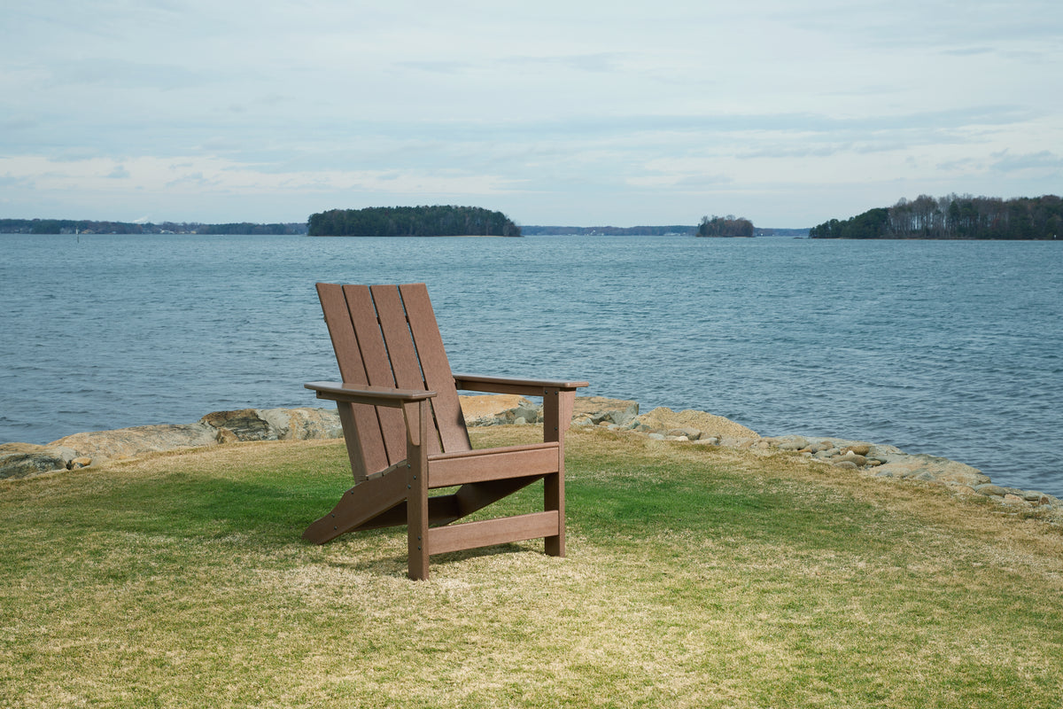 Leasing Furniture - Ashley Furniture - Emmeline Outdoor - Adirondack Chair / Brown - P420-898