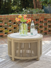 Leasing Furniture - Ashley Furniture - Spooners Cove Outdoor - Round Cocktail Table - PCP469-708