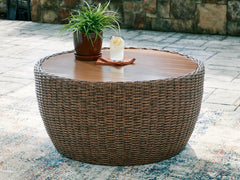 Leasing Furniture - Ashley Furniture - Double Point Outdoor - Round Cocktail Table - PCP503-708
