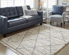 Leasing Furniture - Ashley Furniture - Abdalah Rug - 5' x 7' Rug / Beige/Gray - R404622