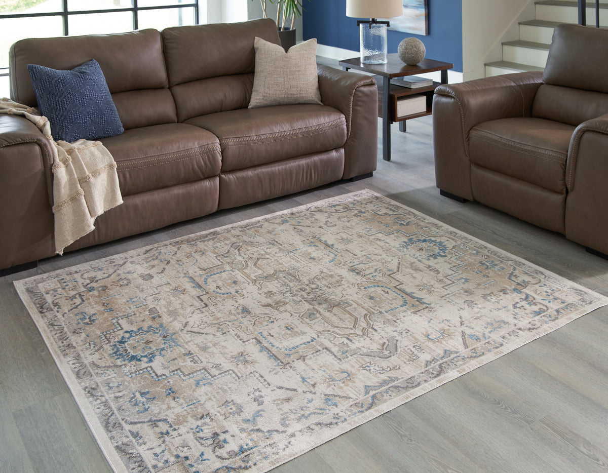 Leasing Furniture - Ashley Furniture - Barkham Rug - 5'3" x 7' Washable Rug / Multi - R405552