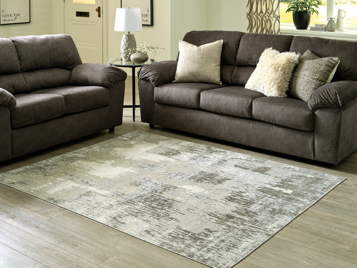 Leasing Furniture - Ashley Furniture - Arriston Rug - 5'3" x 7' Washable Rug / Multi - R405562