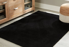 Leasing Furniture - Ashley Furniture - Anaben Rug - 5' x 7' Washable Rug / Black - R406312