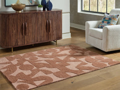 Leasing Furniture - Ashley Furniture - Perrenton Rug - 8' x 10' Rug / Clay - R407201
